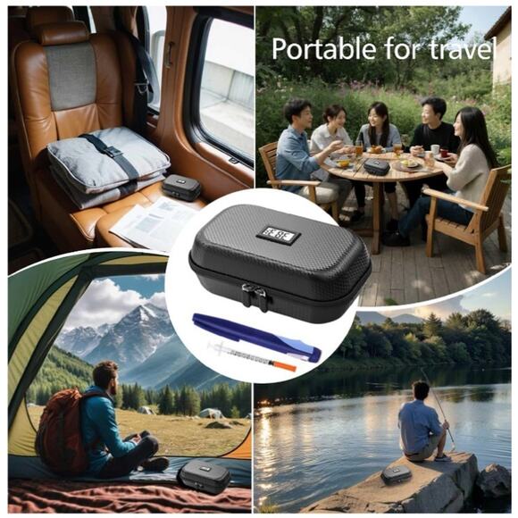 Cooler Travel Case TSA Approved, Refrigerated Medicine Travel Case with - Picture 7 of 7